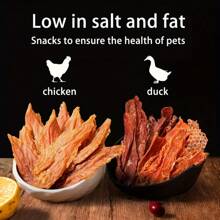 Chicken or Duck Jerky Pet Snacks – High Protein Treats for Dogs & Cats