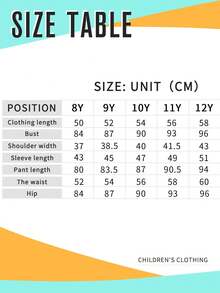 Tween Boys Letter Print Color Block Sweatshirt & Pants Set – Warm 2-Piece Outfit
