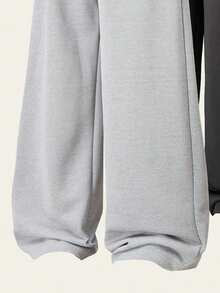 Girls 3-Pack Letter Print Sweatpants Set – Casual Everyday Jogger Pants