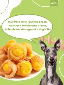Chicken & Duck Meat Roll Dog Treats with Egg Yolk – Dental Chew Snacks (200g–1000g)