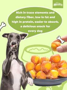 Chicken & Duck Meat Roll Dog Treats with Egg Yolk – Dental Chew Snacks (200g–1000g)