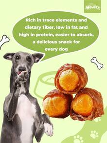 Chicken & Duck Meat Roll Dog Treats with Egg Yolk – Dental Chew Snacks (200g–1000g)