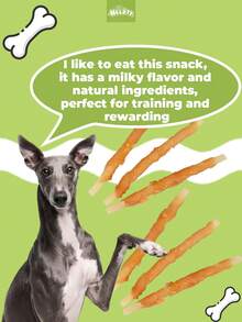 Chicken or Duck Cowhide Grinding Stick Dog Treats – Natural Chewy Dental Snacks
