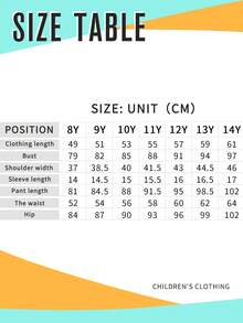 Girls Numeric Print Short Sleeve Top & Pants Set – Casual 2-Piece Outfit for Kids