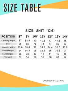 Tween Girls Numeric Print T-Shirt & Bubble Hem Skirt Set – Casual 2-Piece Outfit