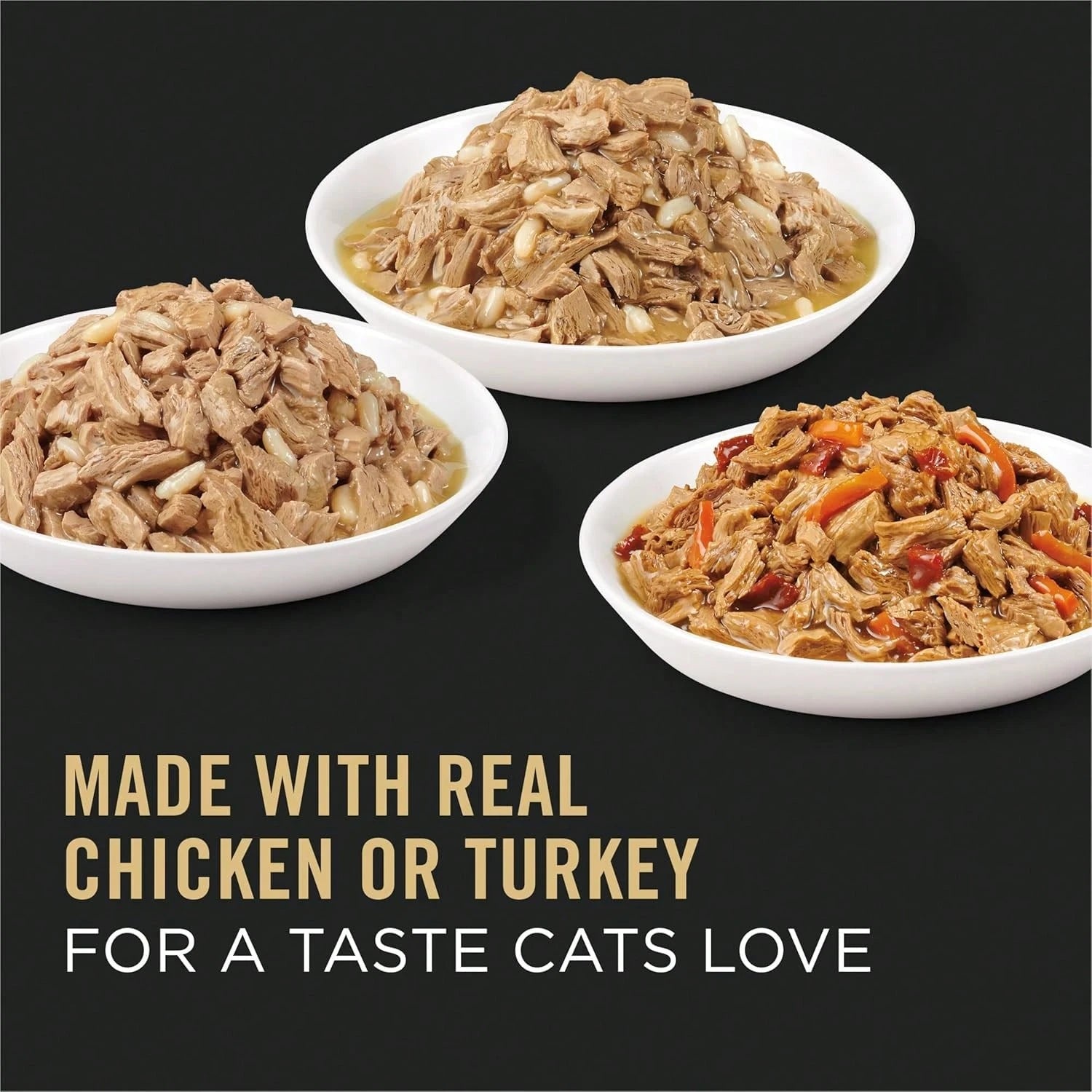 Purina Pro Plan Gravy Wet Cat Food Variety Pack – High Protein Chicken & Turkey (24 Pack, 3 oz Cans)