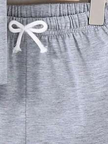 Baby Boy Summer Letter Print T-Shirt & Shorts Set – Casual 2-Piece Outfit