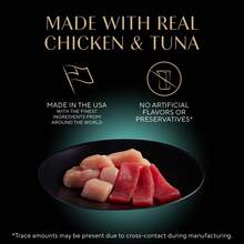 Sheba Perfect Portions Wet Cat Food Cuts in Gravy – Tuna & Roasted Chicken Entrée