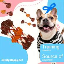 3-Flavor Dental Chews & BBQ Skewers for Dogs – Pet Snacks (100g–400g)