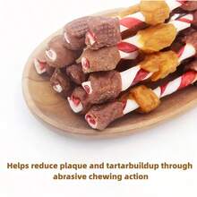 3-Flavor Dental Chews & BBQ Skewers for Dogs – Pet Snacks (100g–400g)