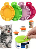 Silicone Pet Food Can Covers – 3-in-1 Sealing Lids for Cat & Dog Wet Food (1/2/3/5 Pack)