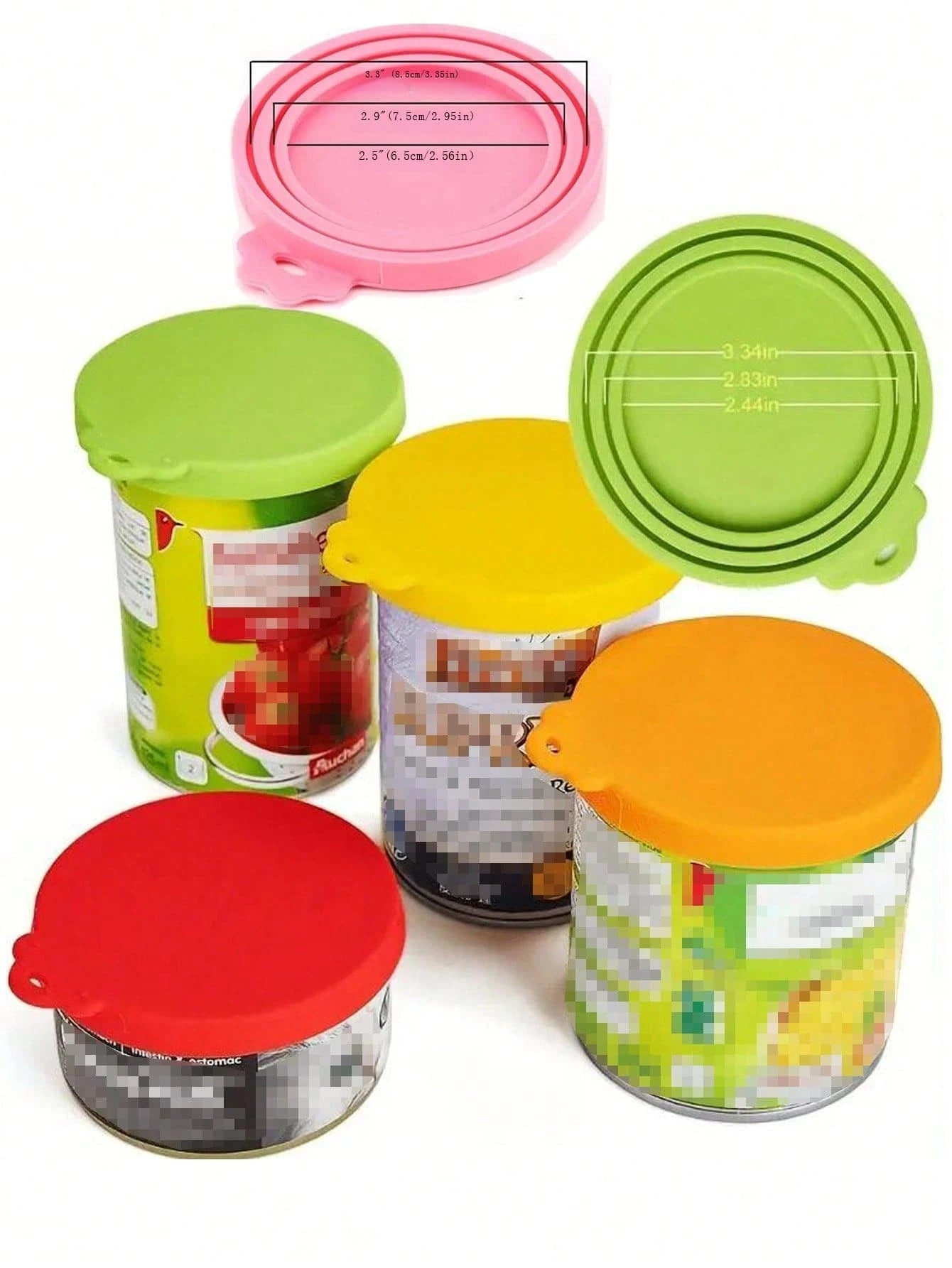 Silicone Pet Food Can Covers – 3-in-1 Sealing Lids for Cat & Dog Wet Food (1/2/3/5 Pack)