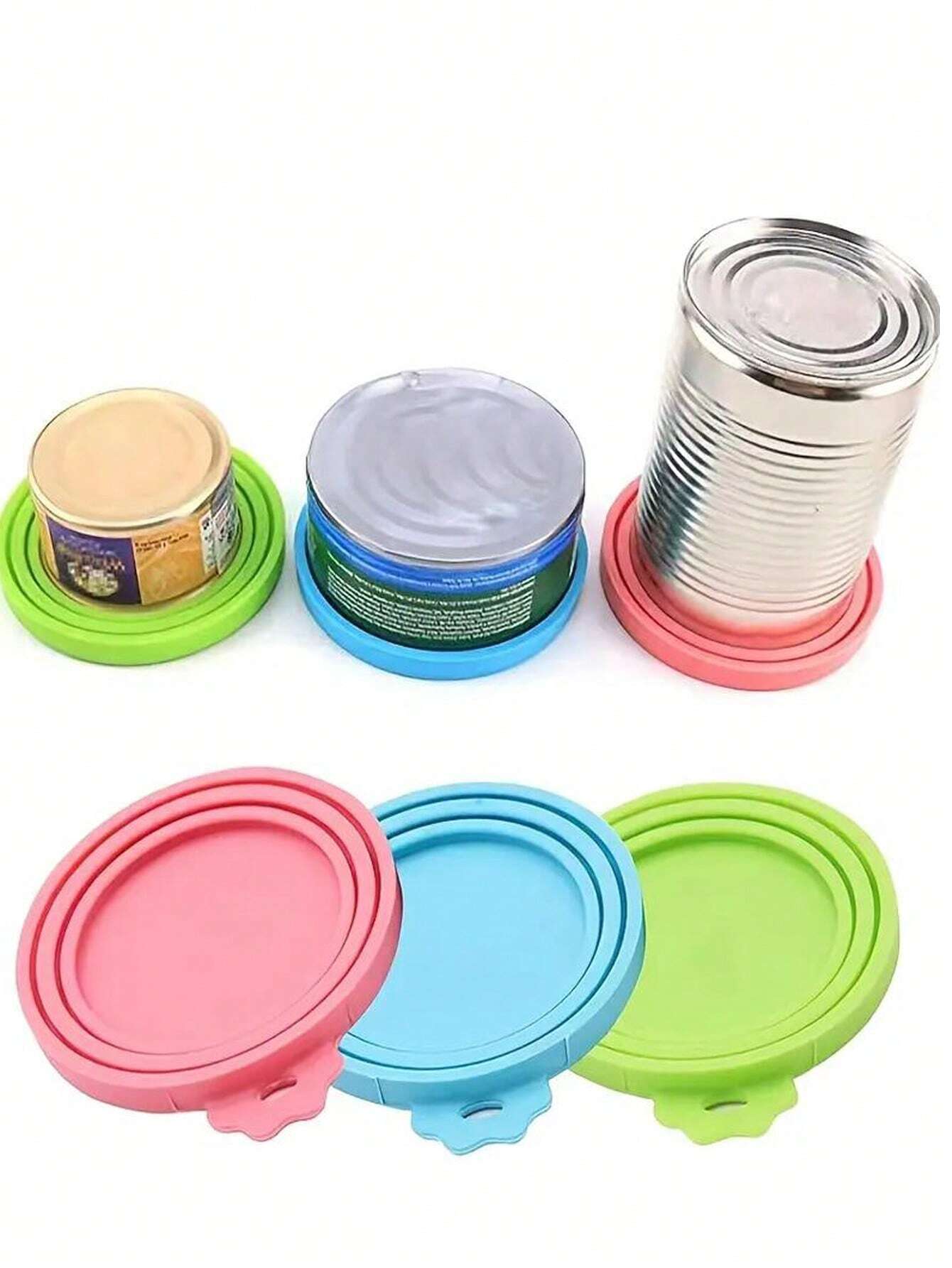 Silicone Pet Food Can Covers – 3-in-1 Sealing Lids for Cat & Dog Wet Food (1/2/3/5 Pack)
