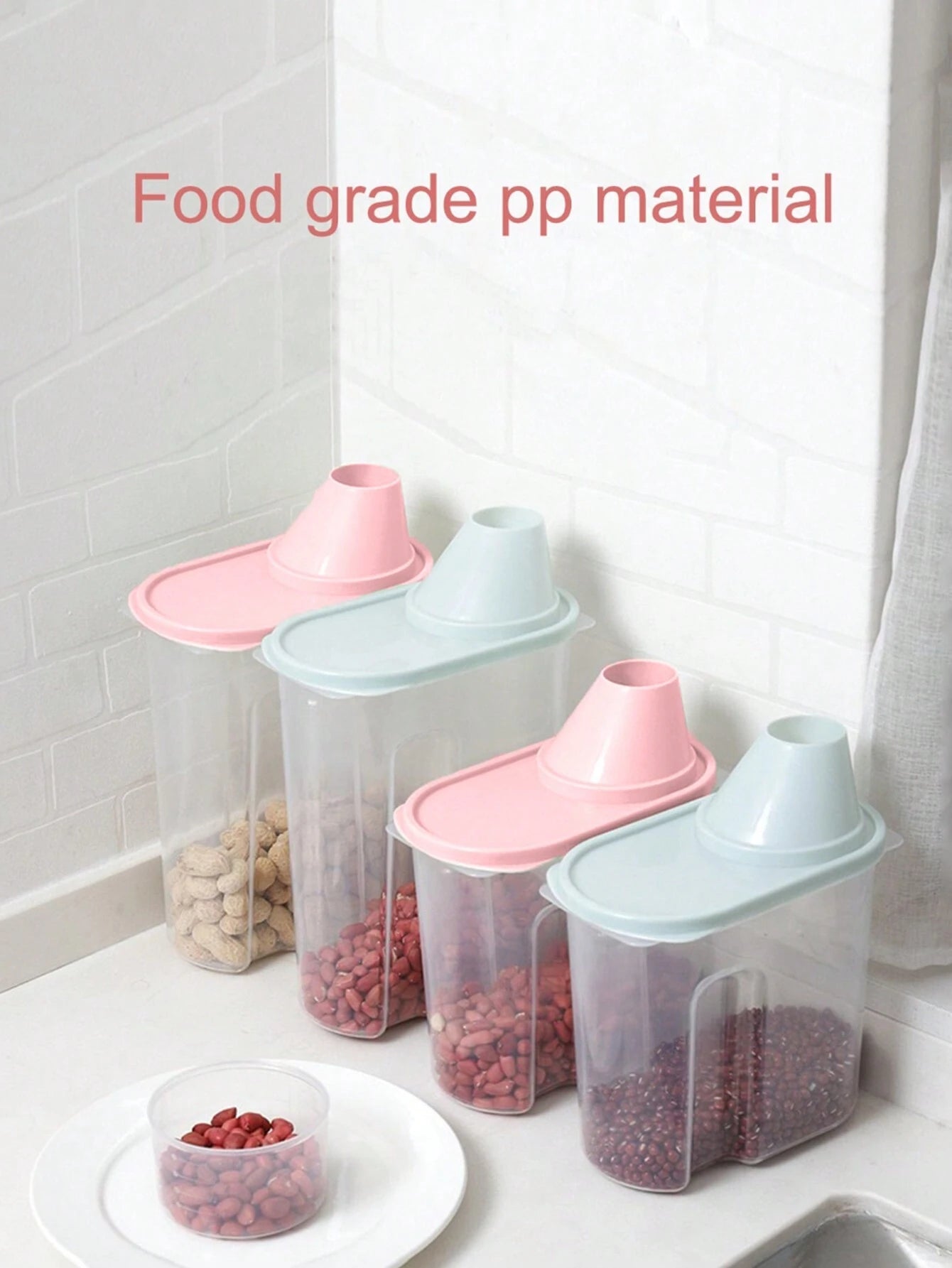 Plastic Pet Food Storage Bin with Sealed Lid – Airtight Food & Snack Container for Cats & Dogs