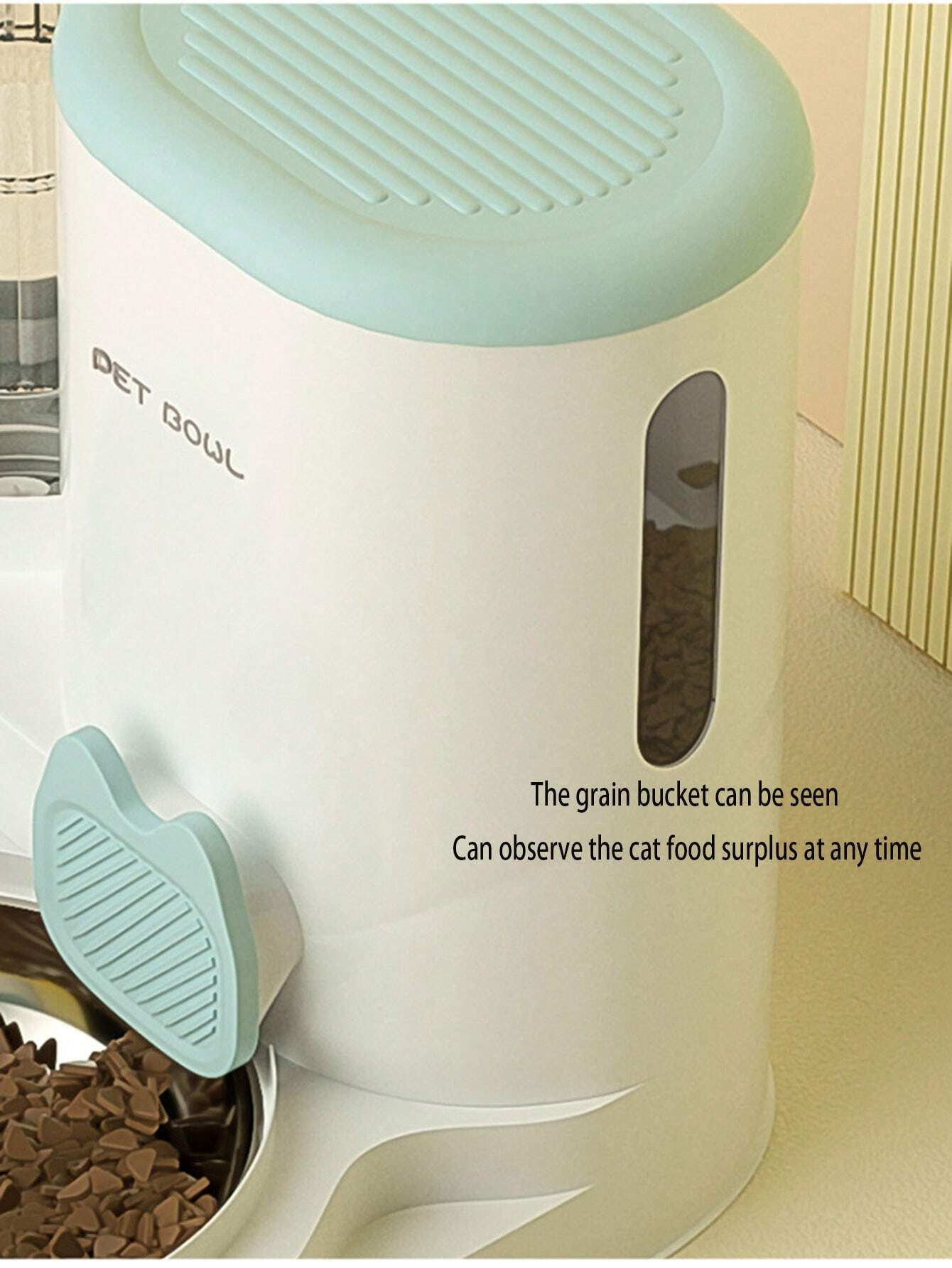 2-in-1 Automatic Pet Food Container & Water Dispenser Set – Elevated Feeding Station for Cats & Dogs