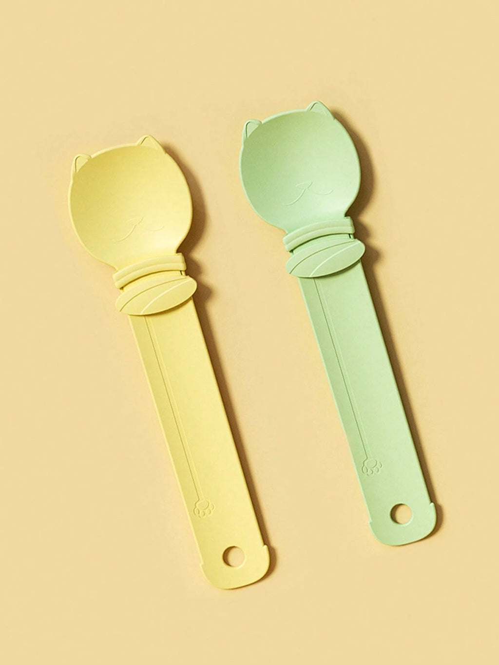 3-Piece Squeeze-Style Cat Food Dispenser Set – Long Handle Wet Food & Lickable Treat Spoon for Cats