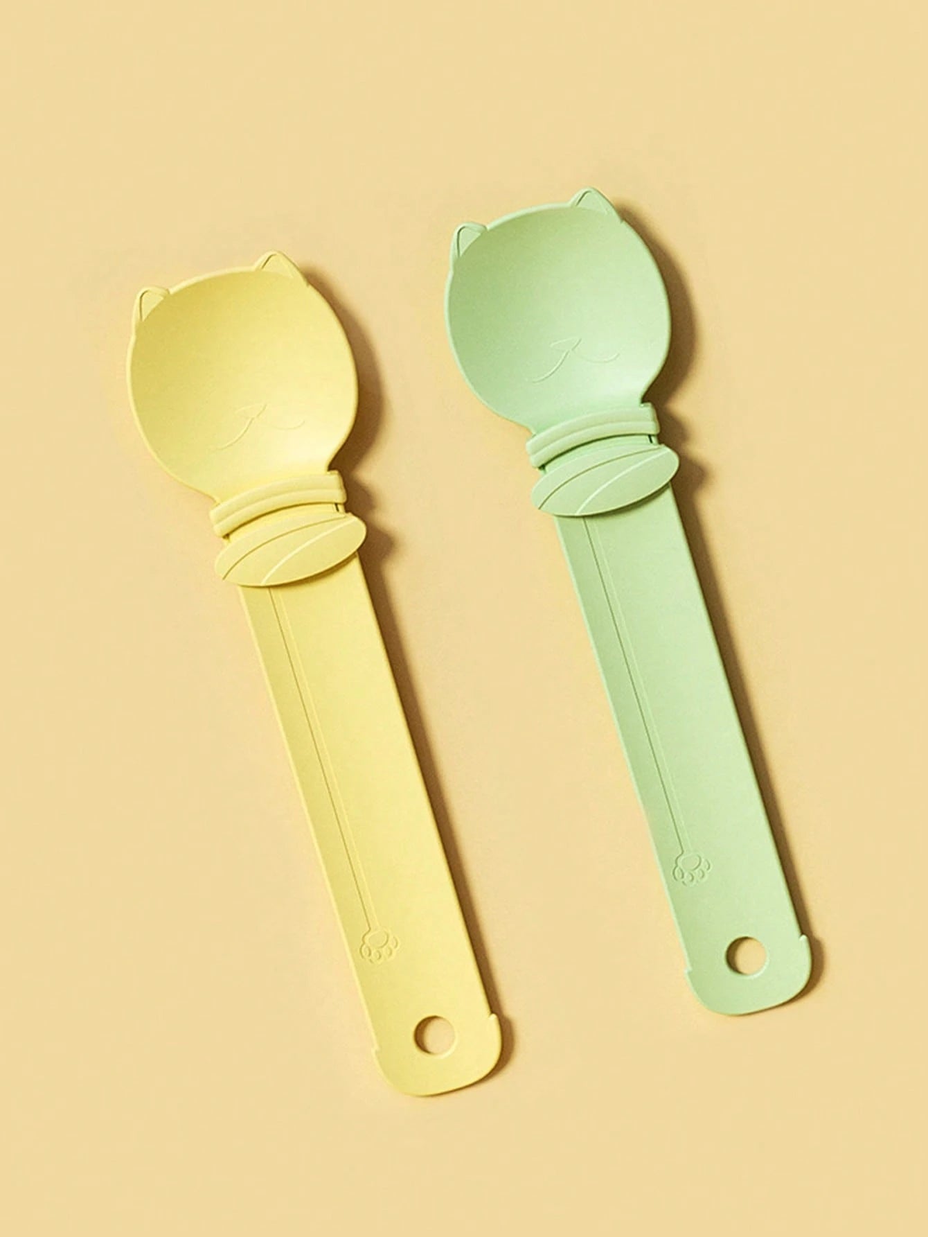 3-Piece Squeeze-Style Cat Food Dispenser Set – Long Handle Wet Food & Lickable Treat Spoon for Cats