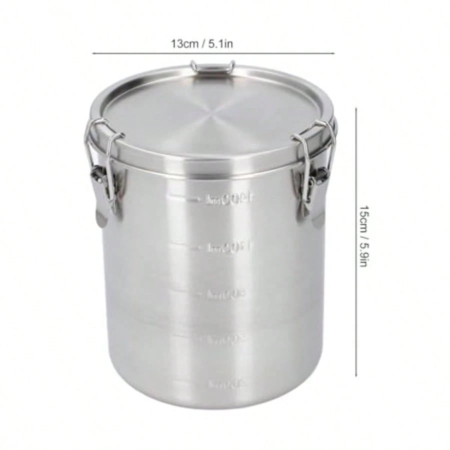 3-Piece Airtight Pet Treat Container Set – Rustic Plastic Storage Jars for Dog & Cat Snacks