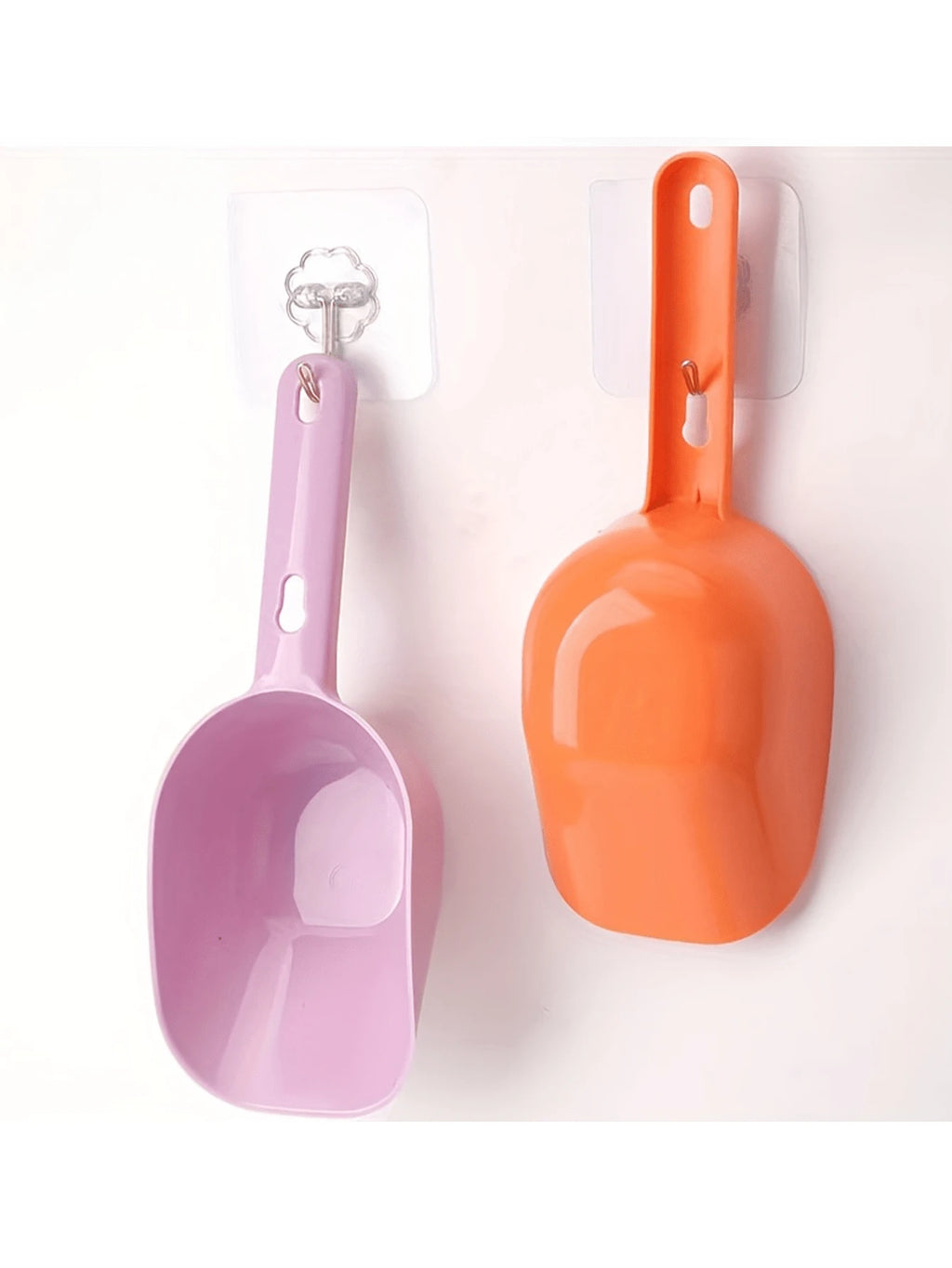 Colorful Plastic Pet Food Scoop – Ergonomic Dog & Cat Food Scoop with Durable Handle