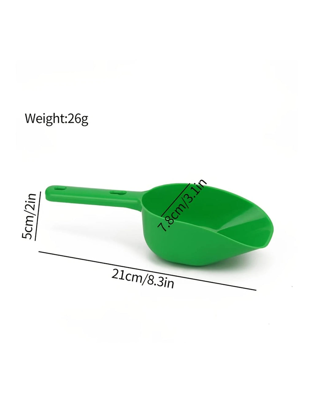 Colorful Plastic Pet Food Scoop – Ergonomic Dog & Cat Food Scoop with Durable Handle