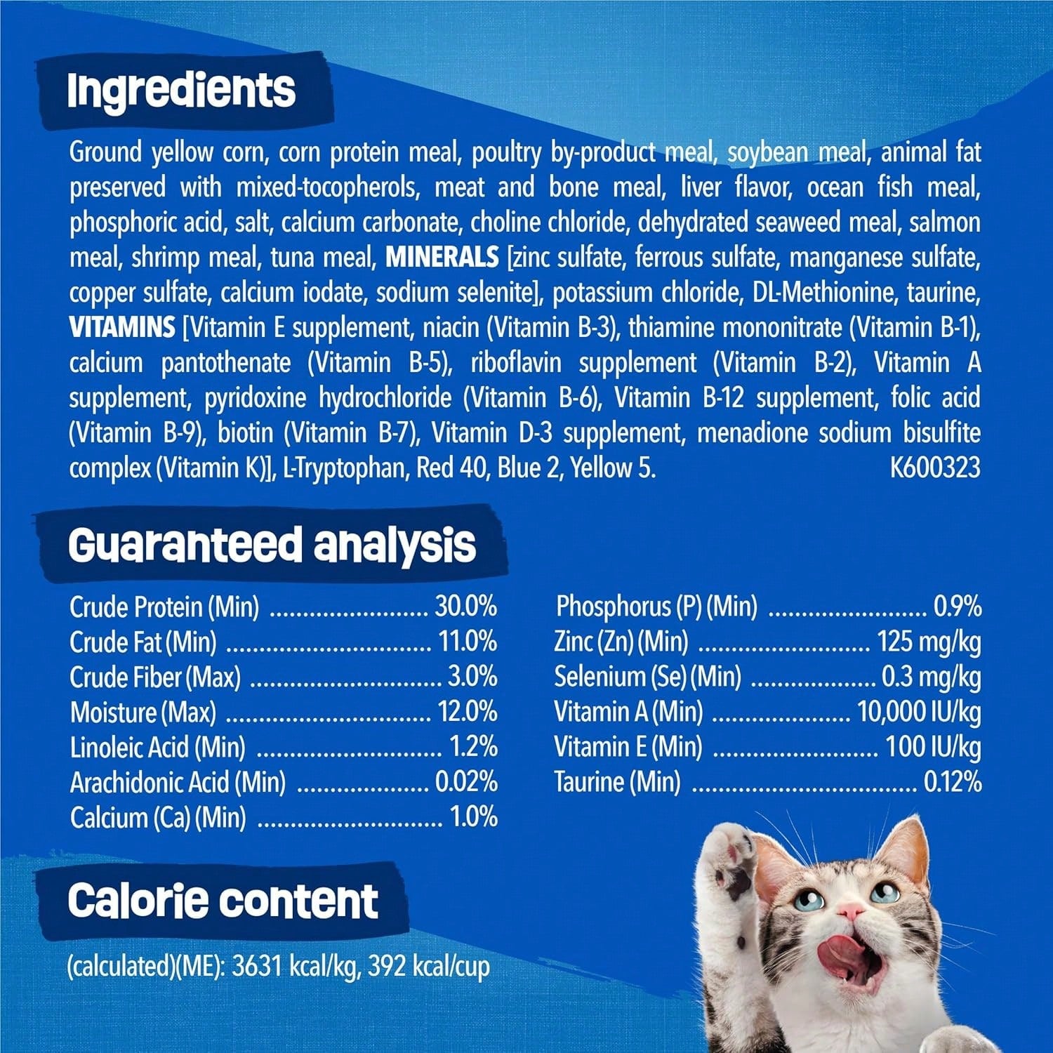 Friskies Seafood Sensations Dry Cat Food – Salmon, Tuna & Shrimp Flavors, 22 lb Bag