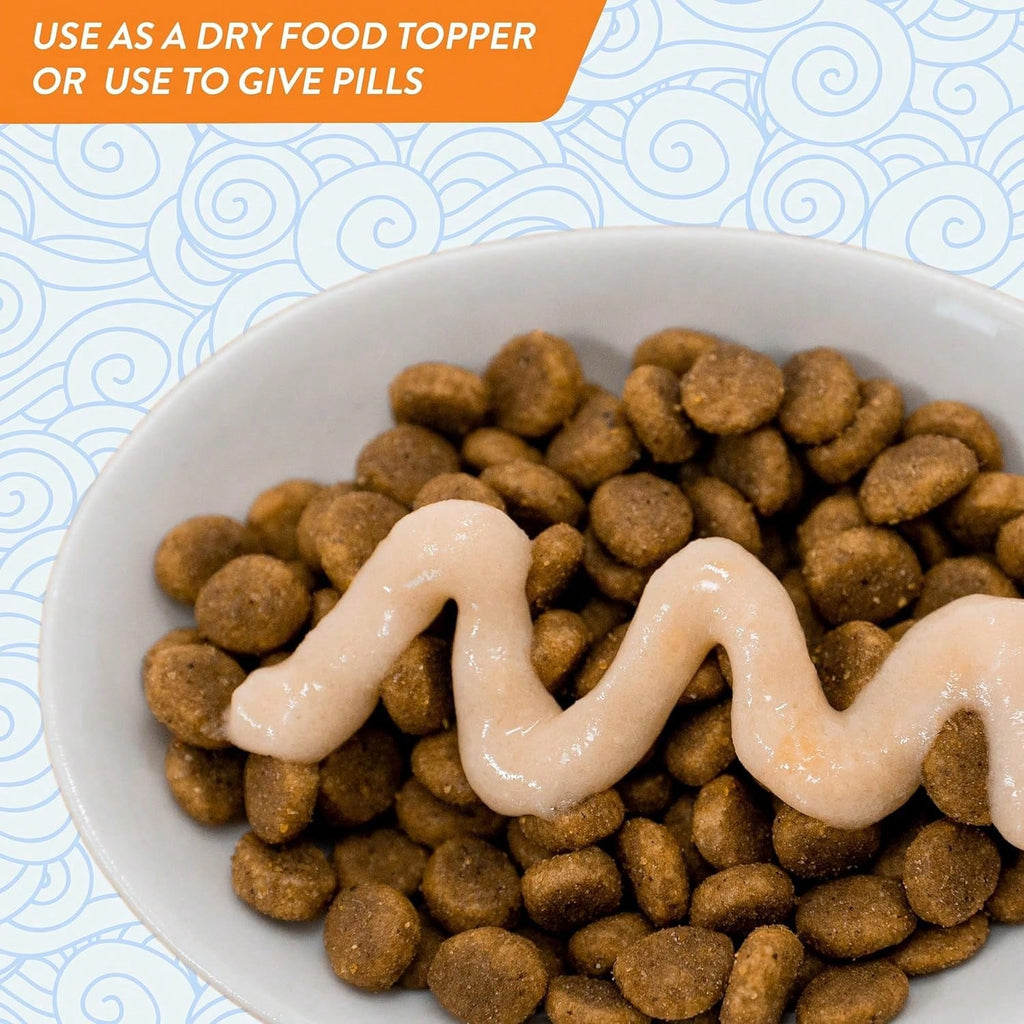 INABA Churu Lickable Cat Treats – Tuna Recipe Creamy Purée (4 Tube Pack)