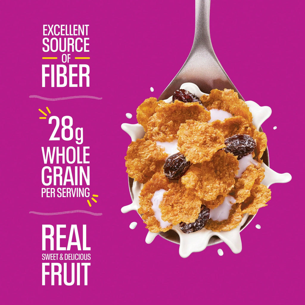 Kellogg’s Raisin Bran Breakfast Cereal – High Fiber Whole Grain (20.9 oz Large Size)