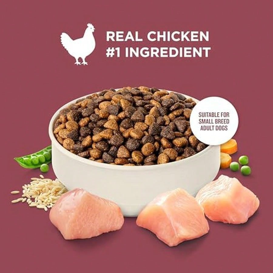 Rachael Ray Nutrish Small Breed Dry Dog Food – Real Chicken & Veggies Recipe (13 lb Bag)