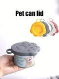 PETSIN Universal Pet Food Can Lid – Silicone Airtight Seal Cover for Cat & Dog Wet Food