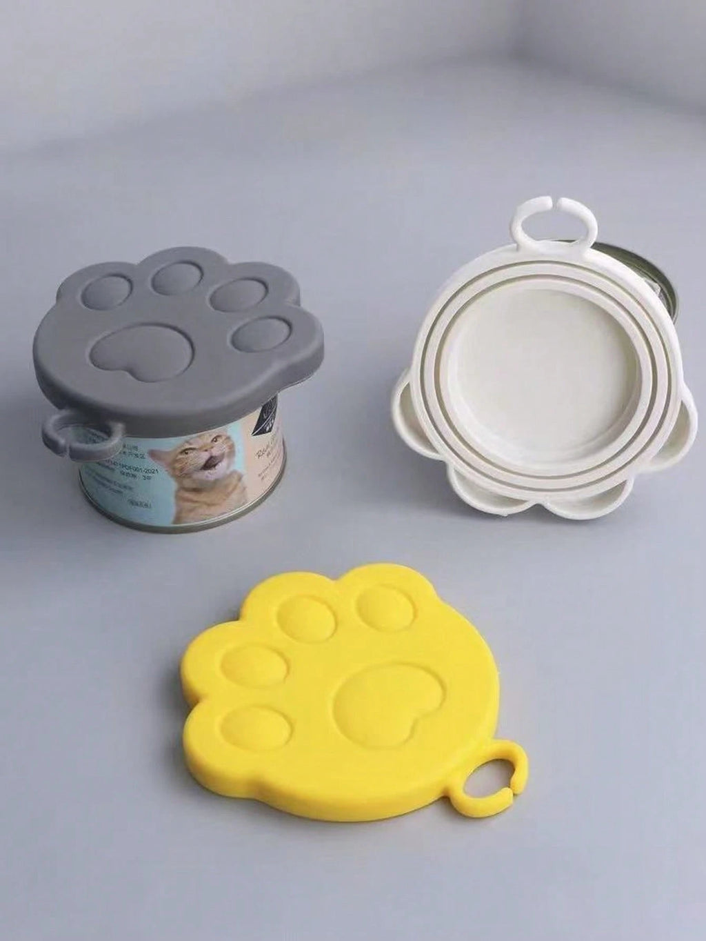 PETSIN Universal Pet Food Can Lid – Silicone Airtight Seal Cover for Cat & Dog Wet Food