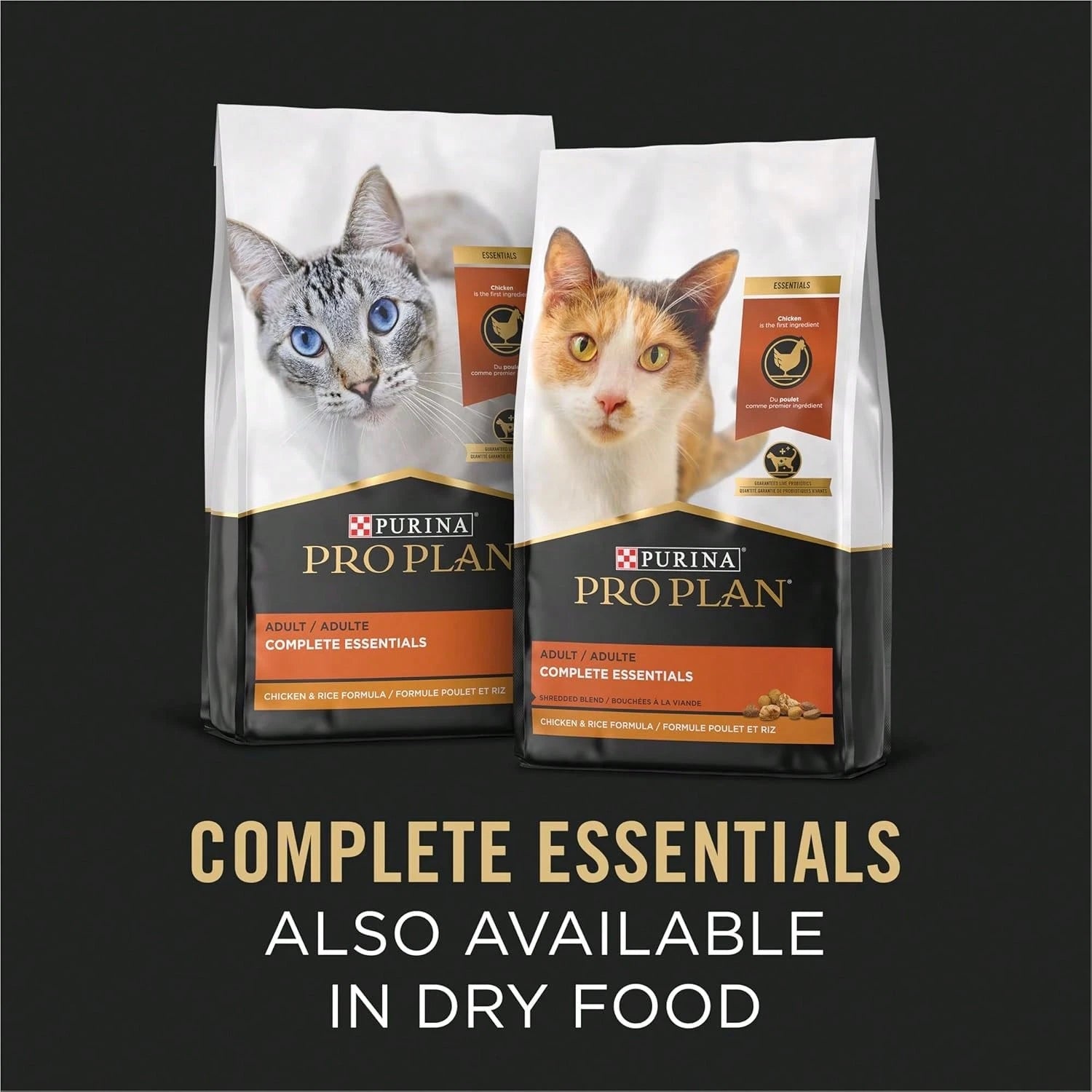 Purina Pro Plan Gravy Wet Cat Food Variety Pack – High Protein Chicken & Turkey (24 Pack, 3 oz Cans)