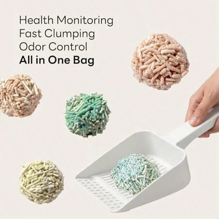 Smart E Monitoring Color-Changing Cat Litter – Fast Clumping, Odor Control & Low Dust