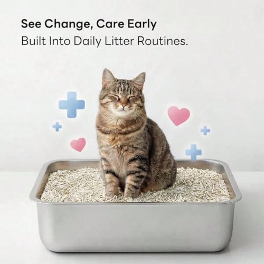 Smart E Monitoring Color-Changing Cat Litter – Fast Clumping, Odor Control & Low Dust