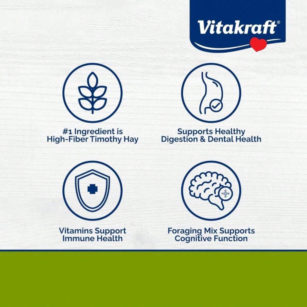 Vitakraft Vita Smart Complete Nutrition Rabbit Food – Natural Forage Blend (4 lb Bag)