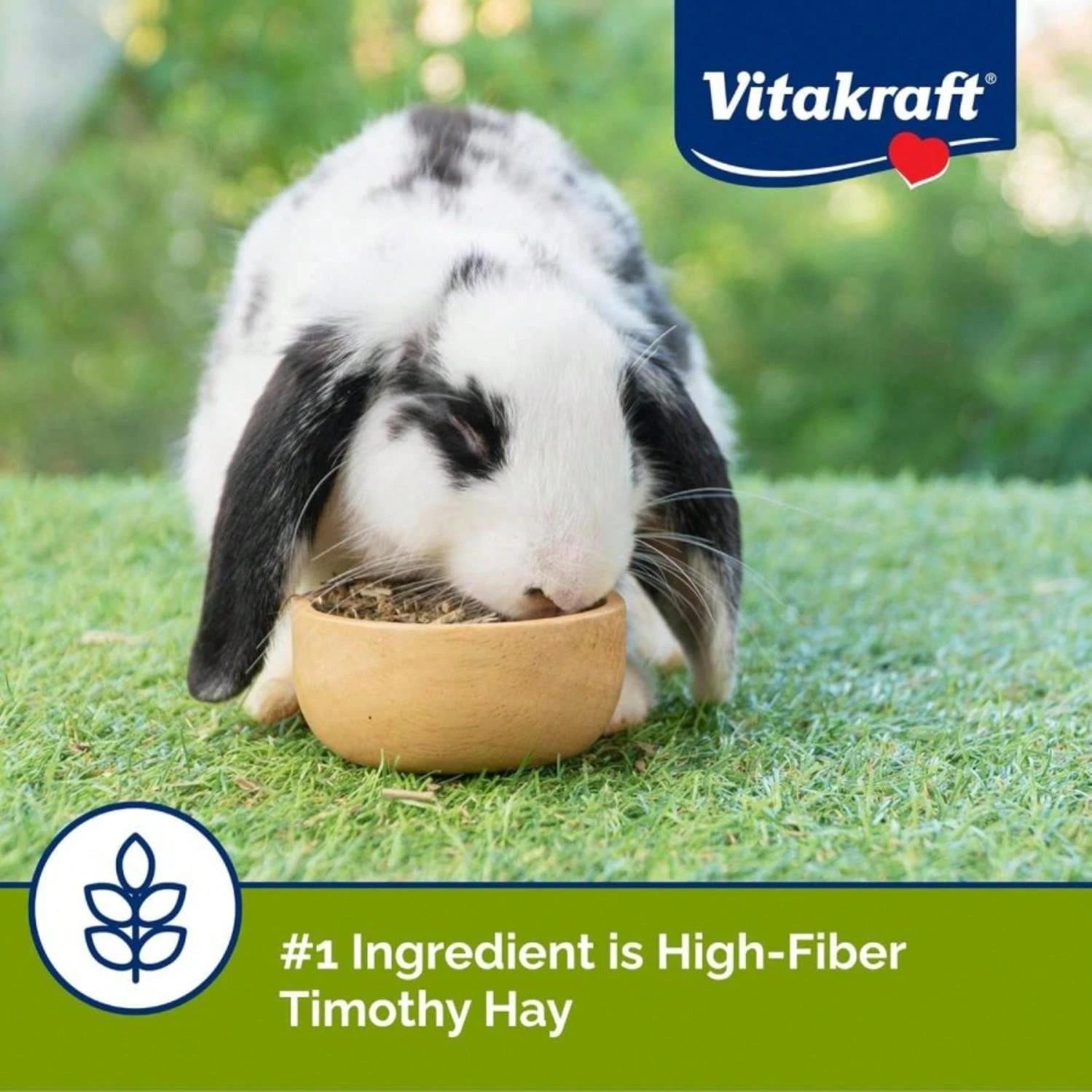 Vitakraft Vita Smart Complete Nutrition Rabbit Food – Natural Forage Blend (4 lb Bag)